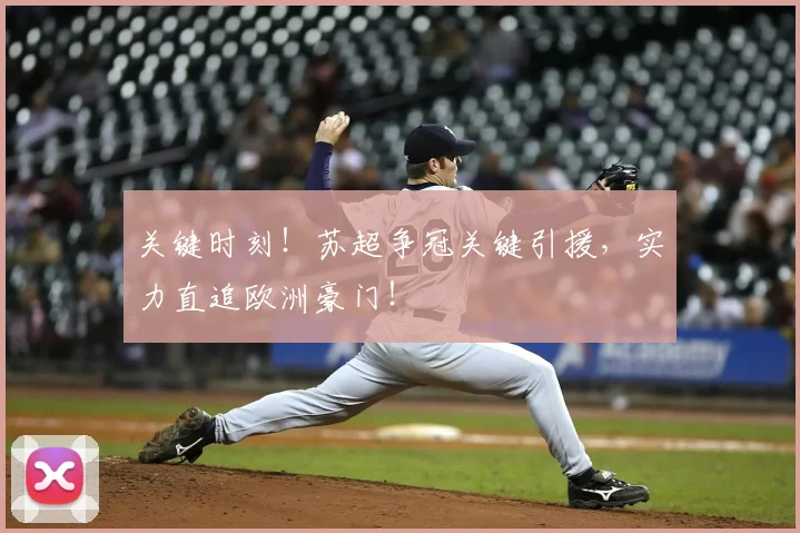 关键时刻！苏超争冠关键引援，实力直追欧洲豪门！